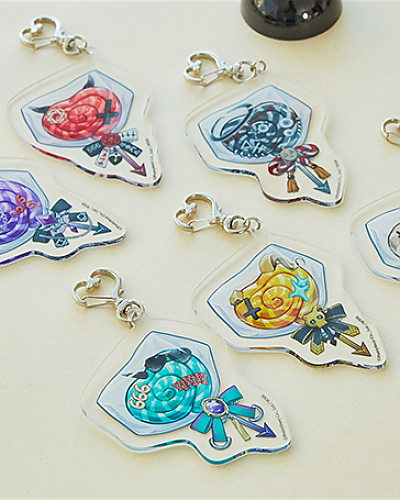 地獄のどこが悪い？　ポプショ　缶バッジ　カード　アクリルチャーム　8点セット 地獄のどこが悪い？ ポプショ 缶バッジ カード アクリルチャーム